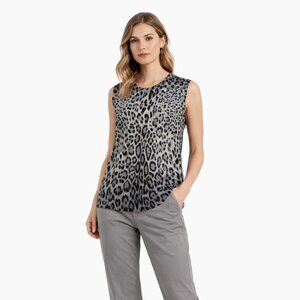 Dolce & Gabbana animal print grey top size 46